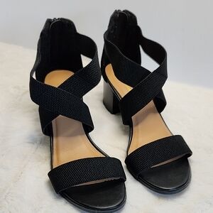 Tommy Bahama Black Heeled Sandals